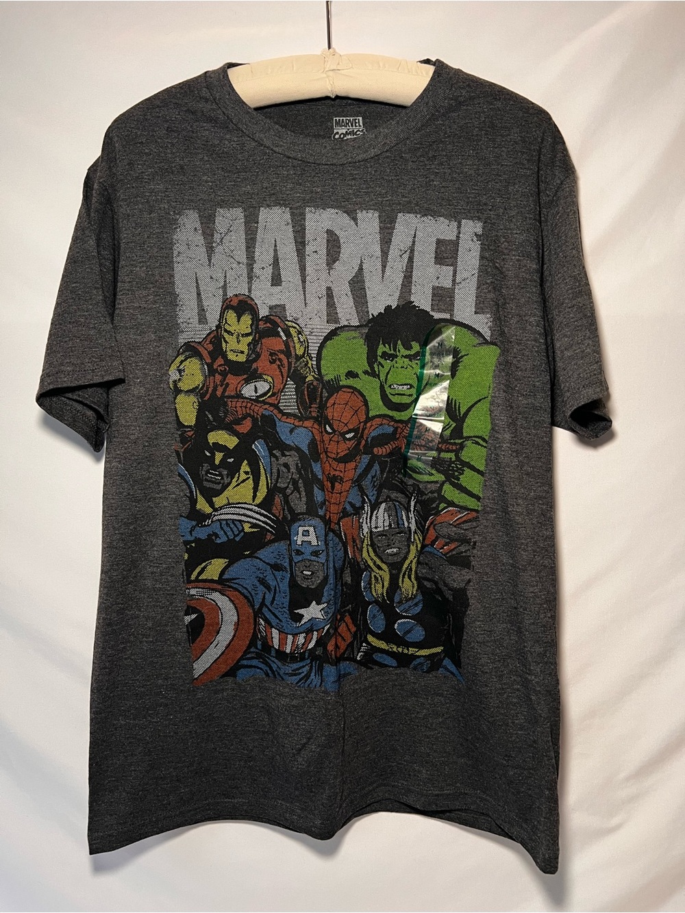 Marvel Grey Tshirt Size Medium